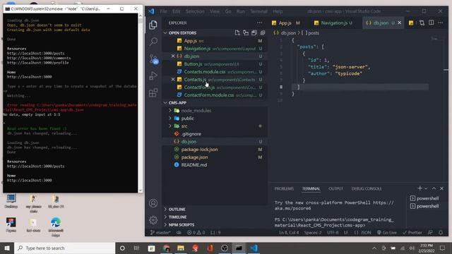 12 API JSON Server for Contact Management App смотреть онлайн