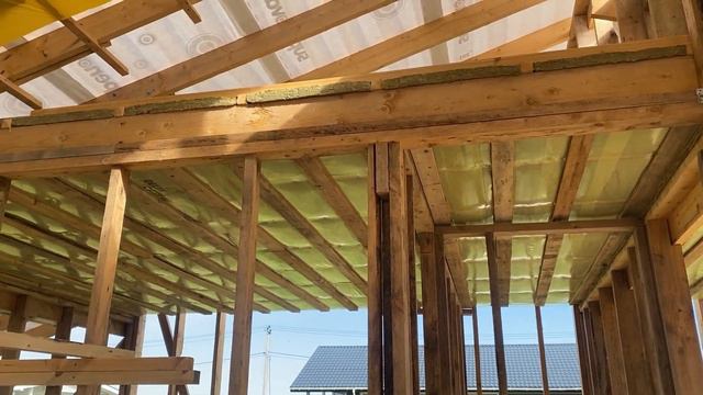 Строим дом. Как правильно сделать обрешетку и утепление крыши смотреть онлайн