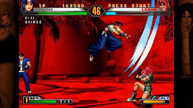 The King of Fighters '98 Ultimate Match Final Edition Arcade Middle Boss Team (Orochi Boss) смотреть онлайн