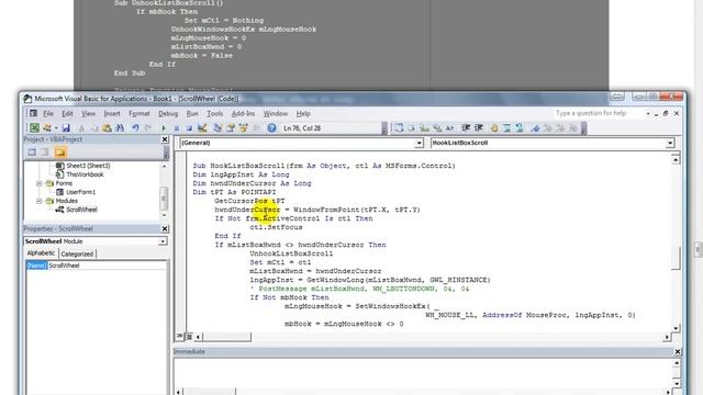 Excel VBA USERFORMS #21 Use the Mouse Scroll Wheel for Listbox! Example included смотреть онлайн