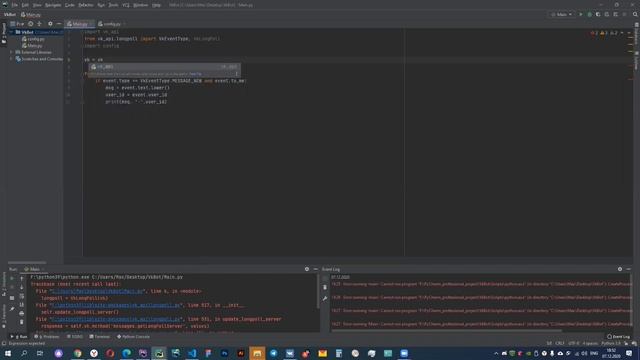 Python. Разработка чат-бота для приложения ВКонтакте. Часть 1 смотреть онлайн