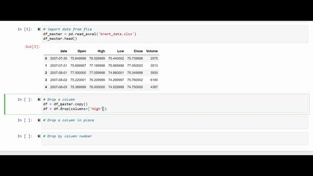 How to delete DataFrame columns in Pandas смотреть онлайн