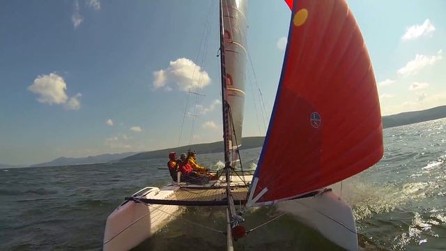 Красноярское море. Даурск. Катамаран Котлин. смотреть онлайн
