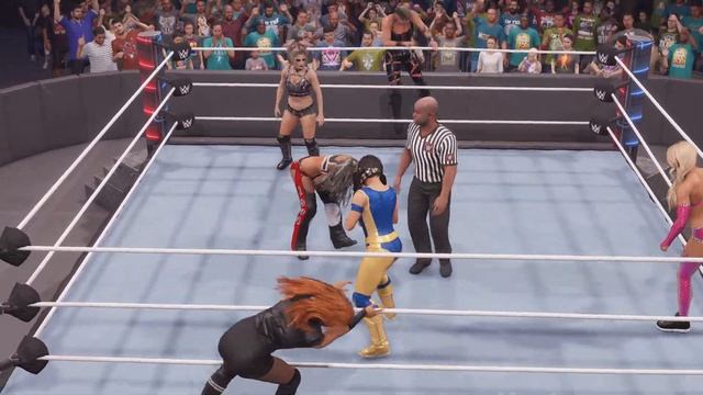 WWE 2K22 - Alexa, Rhea & Liv VS Becky, Nikki & Carmella [unedited 4K PS5 GAMEPLAY] | Community Wis смотреть онлайн