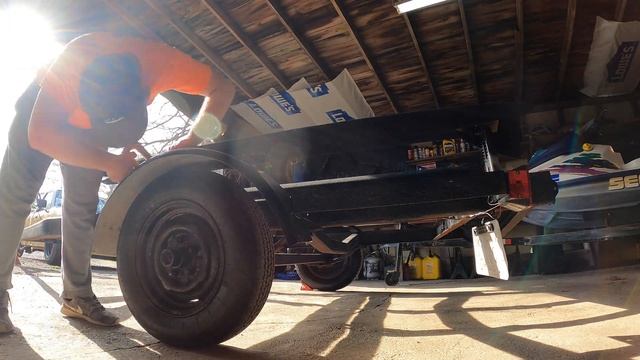Double Jet Ski Trailer Build Ep. 2 + Starting The Working GSX For The First Time This Year!