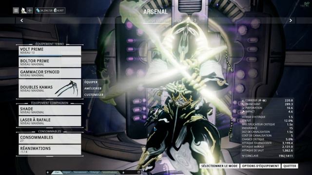 Warframe Prime Access : Présentation Volt Prime , Odonata prime смотреть онлайн