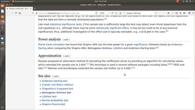 Using R: Shapiro-Wilk Normality Test смотреть онлайн
