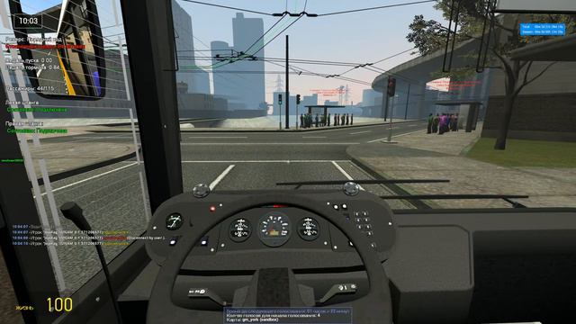 Garry's Mod Trolleybus Fs #28 Вспоминаем как ездить на БКМ смотреть онлайн