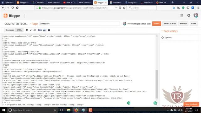 How to Create Contact Us Page For WordPress/Blogger 2018 смотреть онлайн