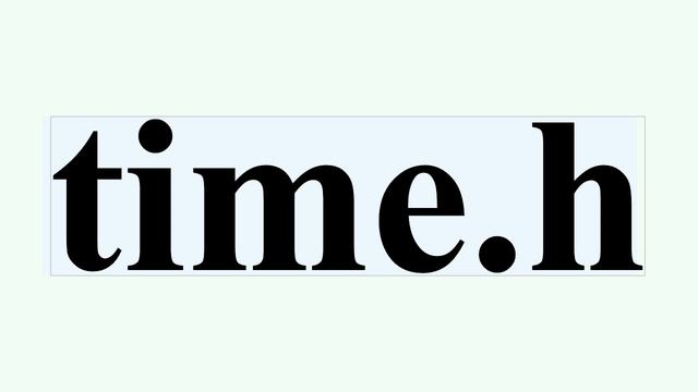 time.h смотреть онлайн