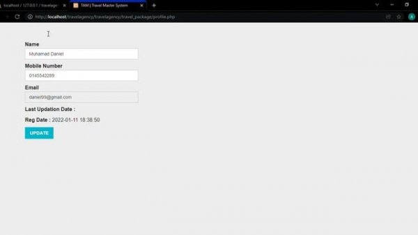 PYTHON C - Travel Agency Master (User Manual)