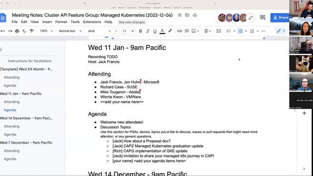 SIG Cluster Lifecycle - Cluster API Feature Group: Managed Kubernetes - 20230111 смотреть онлайн