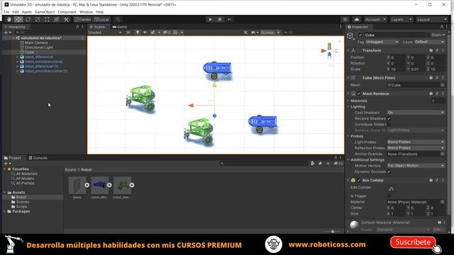 Robótica con Unity + Python +Arduino смотреть онлайн