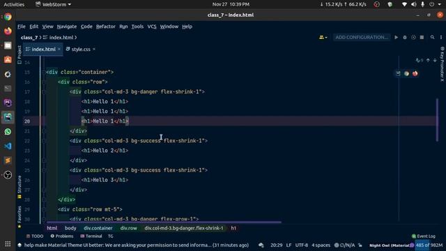 Web Design With Bootstrap 5 | Bangla Tutorial | Class-7 | Bootstrap Flex смотреть онлайн