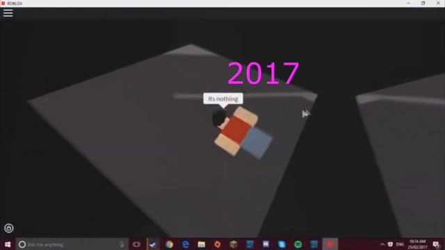 Roblox 2005 VS 2017 смотреть онлайн