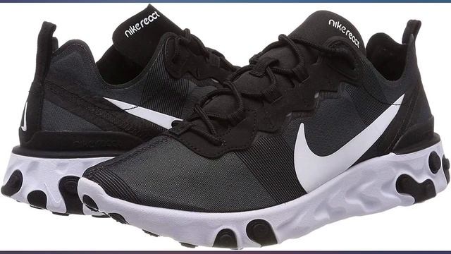 Nike Mens React Element 55 Running Shoes review смотреть онлайн