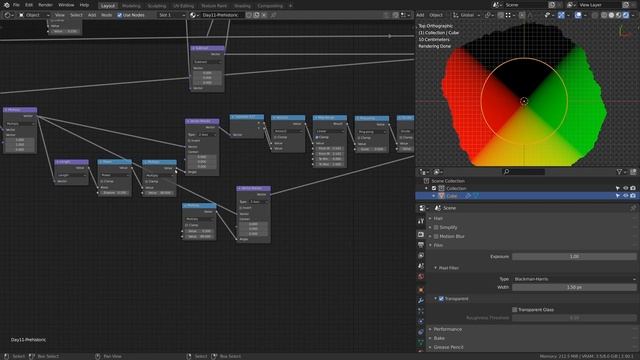 Nodevember 2020: Day 11 - Prehistoric (Blender 2.90 Cycles Timelapse) смотреть онлайн