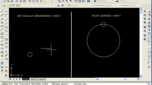 Autocad 2004 Array Komutu.avi смотреть онлайн