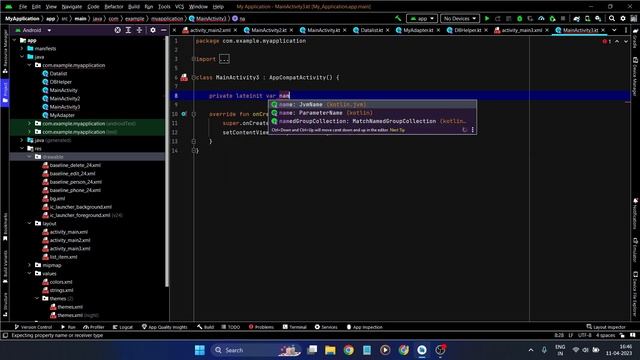 RecyclerView With SQLite Database Android Studio | RecyclerView SQLite Android Studio | Kotlin | #3 смотреть онлайн