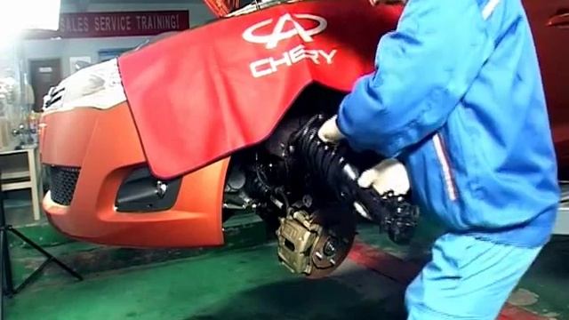 Снятие и установка переднего амортизатора Chery A13 / Форза смотреть онлайн