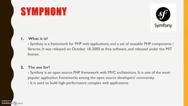 PHP Framework (LARAVEL, SYMPHONY & CODEIGNITER) смотреть онлайн