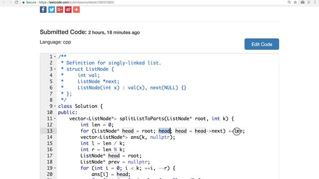花花酱 LeetCode 725. Split Linked List in Parts - 刷题找工作 EP106 смотреть онлайн
