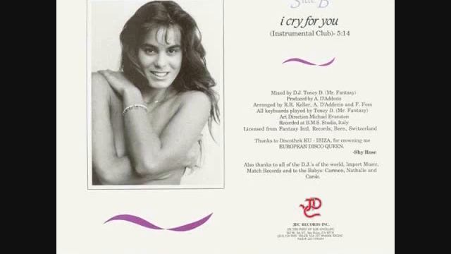 Shy Rose - I Cry For You_Club Mix (1987) смотреть онлайн