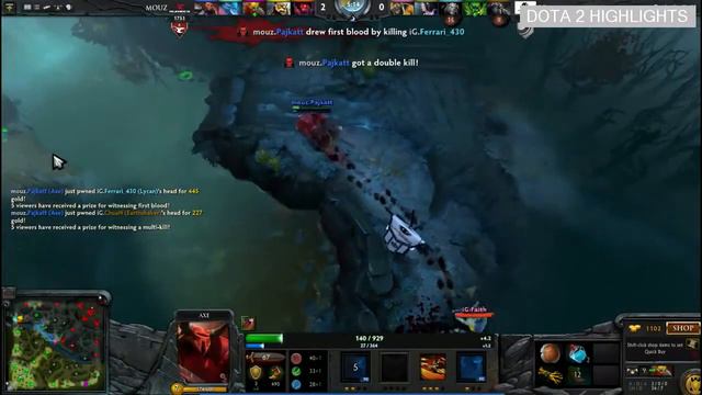 dota 2 highlights Early Gank Fail iG vs Mouz Dota 21 смотреть онлайн