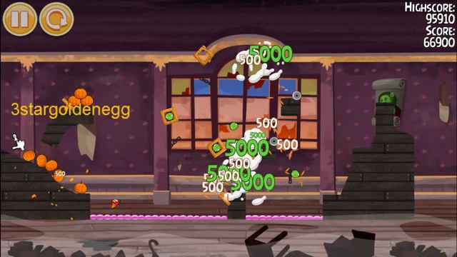 Angry Birds Seasons Haunted Hogs Golden Egg #39 Location and Solution 1-9 39 смотреть онлайн