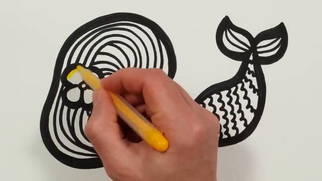 Рисуем фломастерами. Простой милый рисунок. Рисование для детей смотреть онлайн