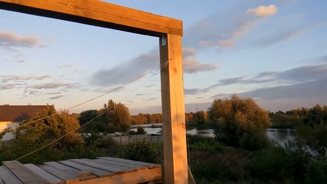Строим дом из КББ своими руками. Часть 4: Армопояс и Стропила смотреть онлайн