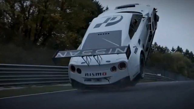 Легендарный полёт Ниссан ГТР в фильме Gran Turismo (полный экран) смотреть онлайн