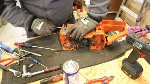 Disassembly of Husqvarna 55 chainsaw for spare parts Бензопила Хускварна 55 на запчасти