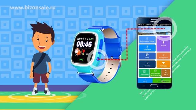 Умные детские GPS часы Smart Baby Watch Q50,Q60,Q80,T58 впечатляющие возможности! смотреть онлайн