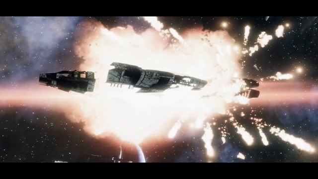 Battlestar Galactica Deadlock Resurrection. BSG-75 runs right into a Cylon basestar group. смотреть онлайн