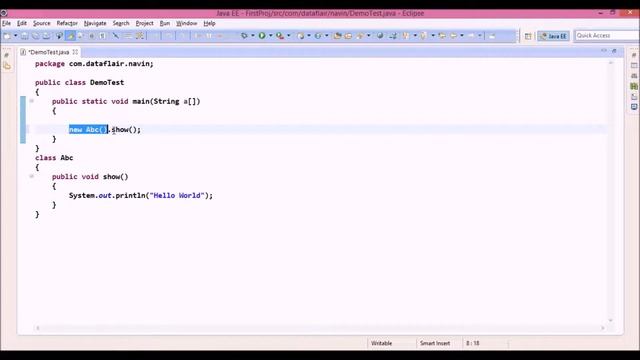 Java Anonymous Object смотреть онлайн