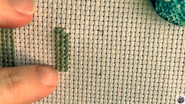 Полукрест_мой опыт_half-cross Stitch