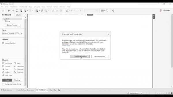 Tableau. Авто обновление страницы в Tableau Online
