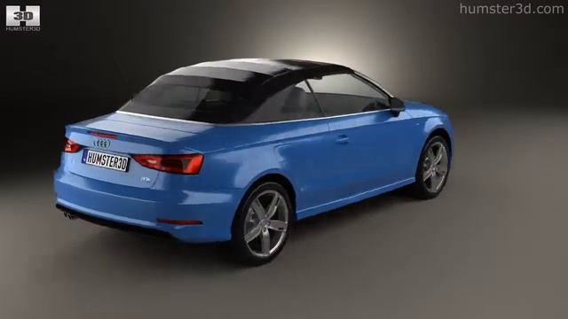 Audi A3 Cabriolet 2014 by 3D model store Humster3D.com смотреть онлайн