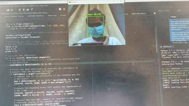 Mask Detector using OpenCV and Python смотреть онлайн