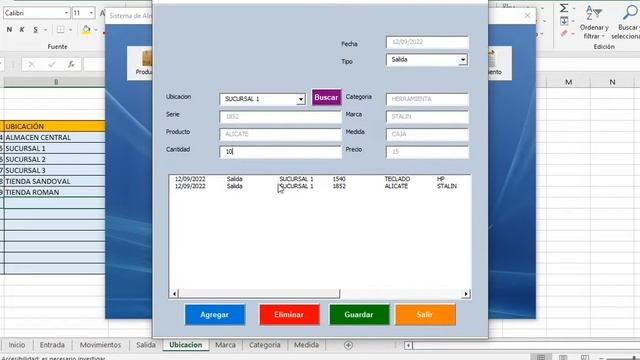 CONTROL DE ALMACEN INVENTARIO EN STOCK MACRO VBA EXCEL смотреть онлайн