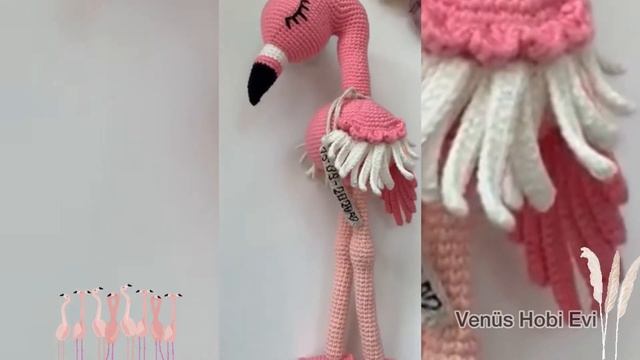 Amigurumi Flamingo