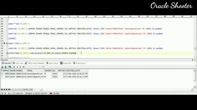 Unique Constraint l How Unique Constraint behaves with Null Values смотреть онлайн