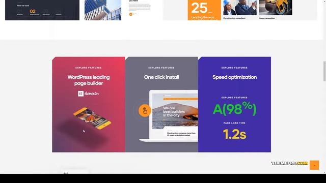 Konstruktic - Construction and Building WordPress Theme construction engineering Website Builder смотреть онлайн