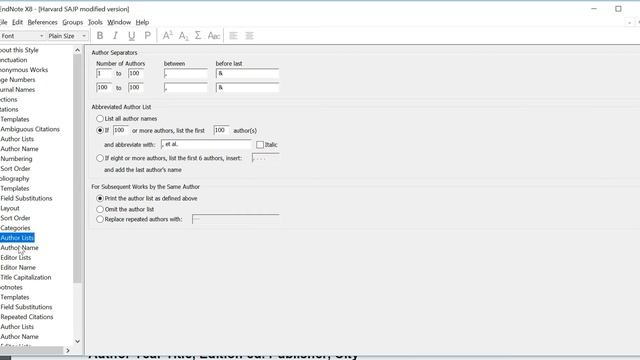 EndNote: create your own referencing style смотреть онлайн