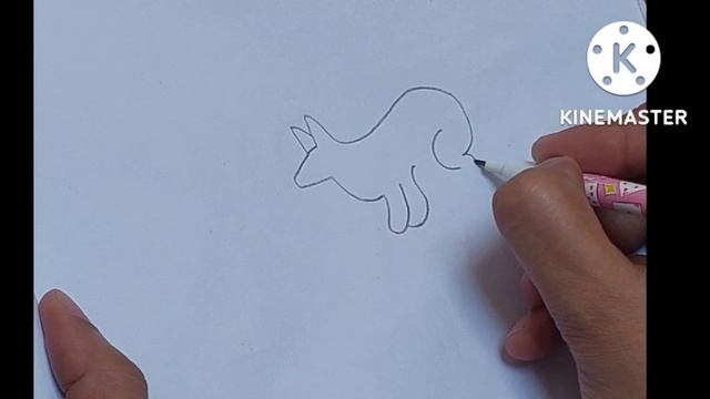 How to draw a rabbit,draw a rabbit scatch,rabbit drawing,trace a simple picture of rabbit, смотреть онлайн