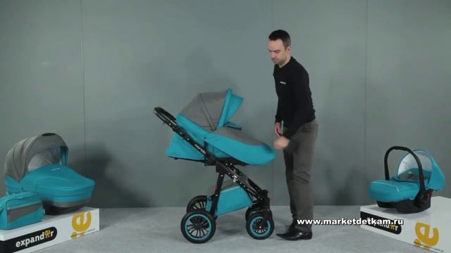 Детская коляска Expander Mondo Black Line смотреть онлайн