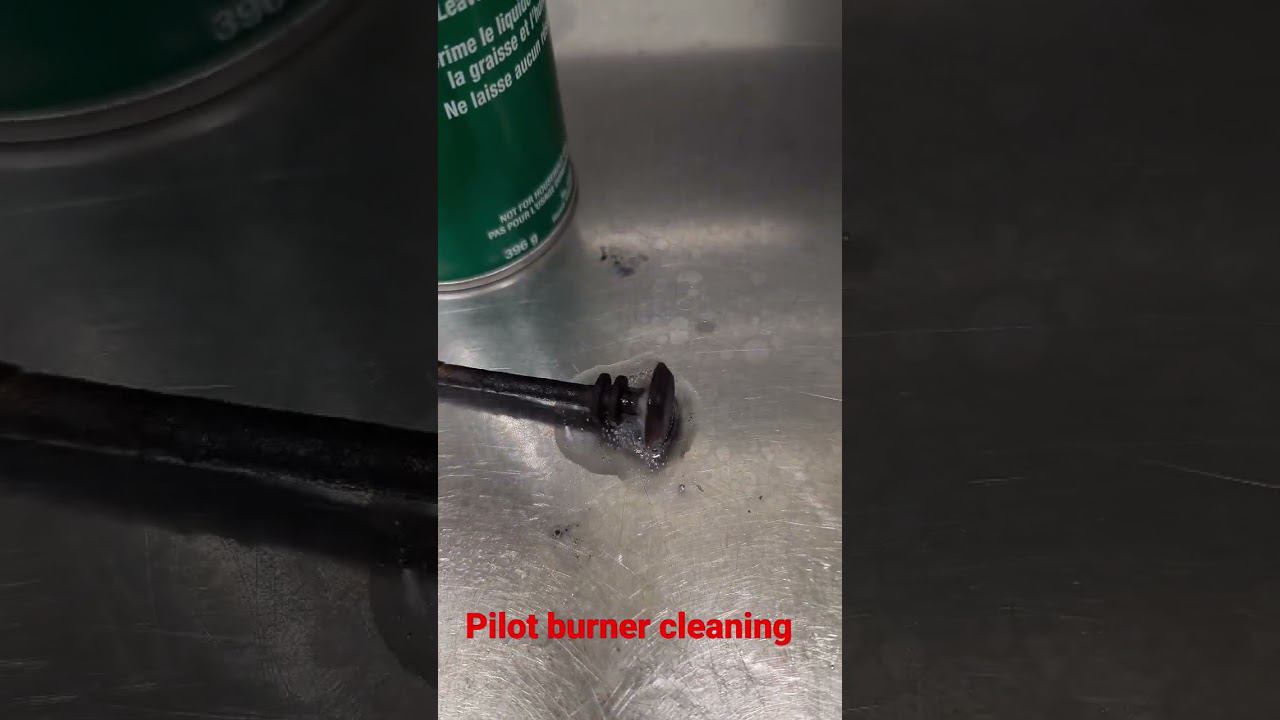 Pilot burning cleaning. #oven смотреть онлайн