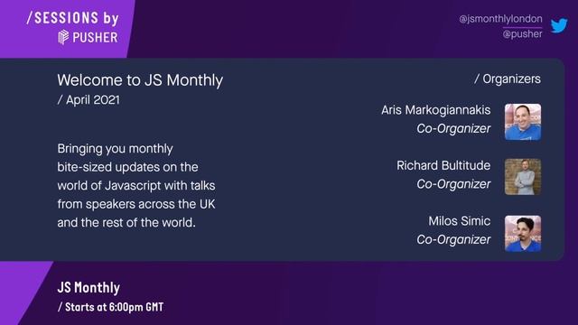 JS Monthly #13 / GraphQL & JS Multithreading / April 2021 смотреть онлайн
