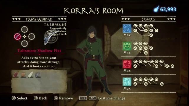 The Legend Of Korra Game: All Costumes смотреть онлайн